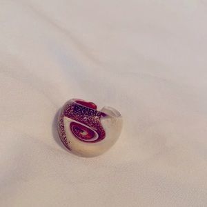 Vintage Murano glass ring